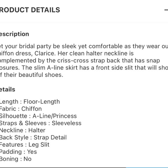 Azazie sky blue Clarence dress - Picture 3 of 3